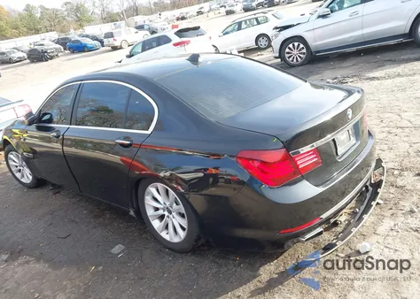 2015 BMW 740Li xDrive из США, поврежденный, VIN WBAYF4C53FD874101
